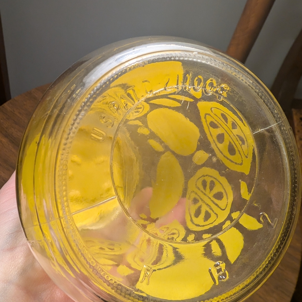 Vintage Glass Lemonade Pitcher - Picture 6 of 8